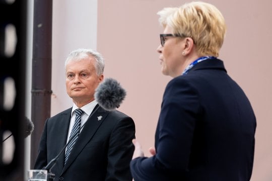Politiniai debatai. I.Šimonytė ir G.Nausėda.