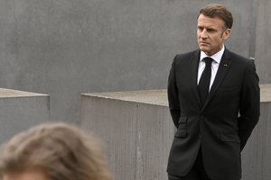 Rytų Vokietijoje E. Macronas perspės dėl kraštutinių dešiniųjų stiprėjimo