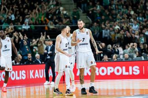 ASVEL išvengė bėdos ir jau pirmauja Prancūzijos čempionato pusfinalyje