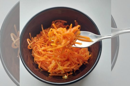 Korėjietiškos morkos.