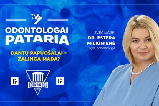 „Odontologai pataria“: dantų papuošalai – žalinga mada?