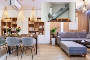 Architektė žino, kaip 50 kv. m bute gali patogiai įsikurti keturių asmenų šeima