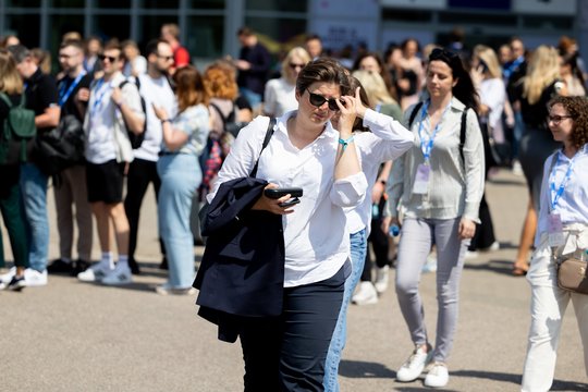 Prasidėjo dvi dienas truksiantis didžiausias Baltijos šalyse inovacijų festivalis LOGIN.<br>T.Bauro nuotr.