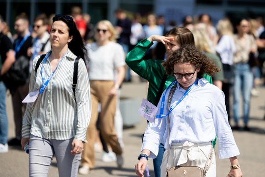 Prasidėjo dvi dienas truksiantis didžiausias Baltijos šalyse inovacijų festivalis LOGIN.<br>T.Bauro nuotr.