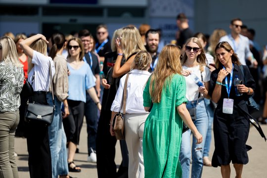 Prasidėjo dvi dienas truksiantis didžiausias Baltijos šalyse inovacijų festivalis LOGIN.<br>T.Bauro nuotr.