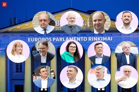  Sąrašų į EP rinkimus lyderiai.