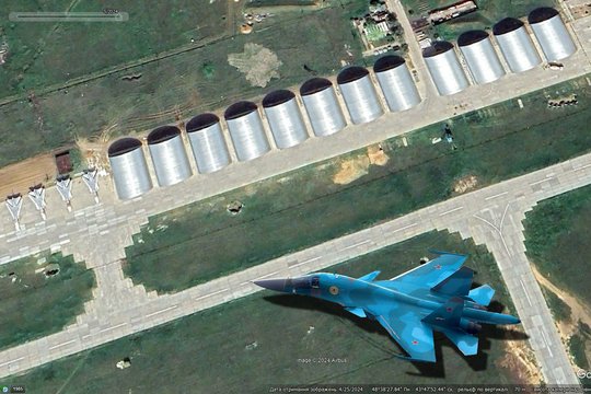  Volgogrado srityje, už 300 km nuo Ukrainos sienos esančiame Marynovkos aerodrome, pastatyta net 12 naujų angarų, kuriuose laikomi lėktuvai „Su-34“ ir „Su-24“.