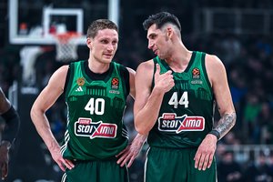 Eurolygos čempionas „Panathinaikos“ pergalingai pradėjo Graikijos čempionato pusfinalį
