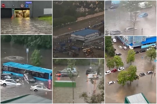 Potvynis Rusijoje.