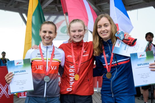  Europos orientavimosi sporto kalnų dviračiais čempionate medalių lietus Lietuvos rinktinei