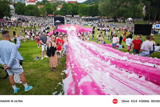  Šaltibarščių festivalyje Vilniuje užfiksuoti du rekordai.<br> T.Bauro nuotr.