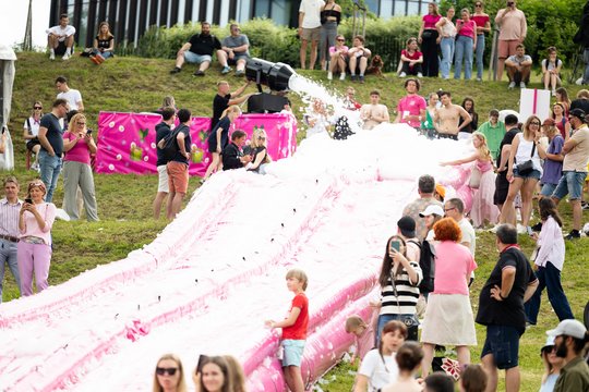  Šaltibarščių festivalyje Vilniuje užfiksuoti du rekordai.<br> T.Bauro nuotr.