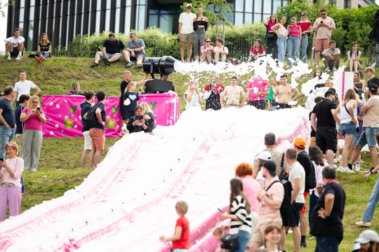  Šaltibarščių festivalyje Vilniuje užfiksuoti du rekordai.<br> T.Bauro nuotr.