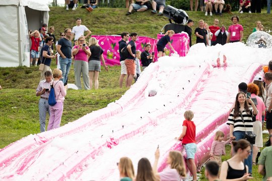  Šaltibarščių festivalyje Vilniuje užfiksuoti du rekordai.<br> T.Bauro nuotr.