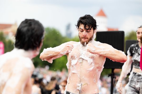  Šaltibarščių festivalyje Vilniuje užfiksuoti du rekordai.<br> T.Bauro nuotr.