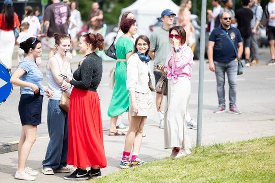  Šaltibarščių festivalyje Vilniuje užfiksuoti du rekordai.<br> T.Bauro nuotr.