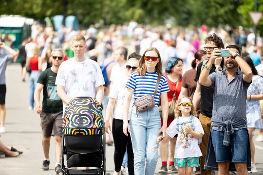  Šaltibarščių festivalyje Vilniuje užfiksuoti du rekordai.<br> T.Bauro nuotr.