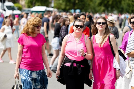  Šaltibarščių festivalyje Vilniuje užfiksuoti du rekordai.<br> T.Bauro nuotr.