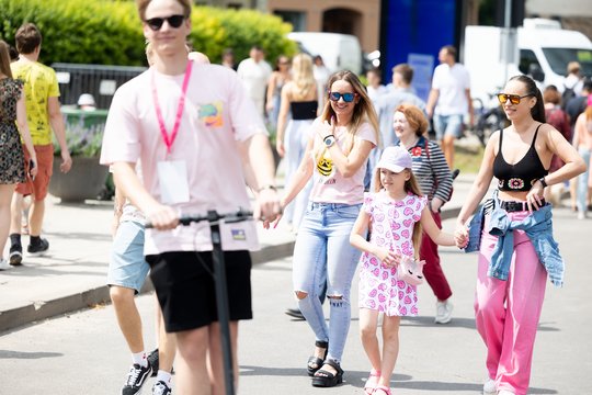  Šaltibarščių festivalyje Vilniuje užfiksuoti du rekordai.<br> T.Bauro nuotr.