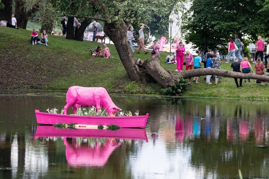  Šaltibarščių festivalyje Vilniuje užfiksuoti du rekordai.<br> T.Bauro nuotr.