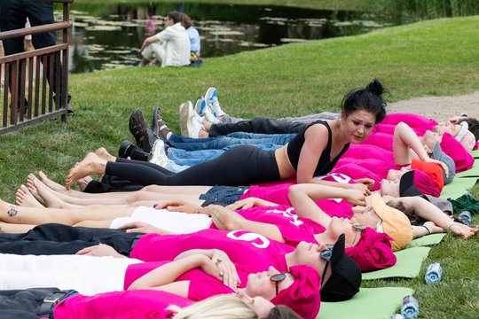  Šaltibarščių festivalyje Vilniuje užfiksuoti du rekordai.<br> T.Bauro nuotr.