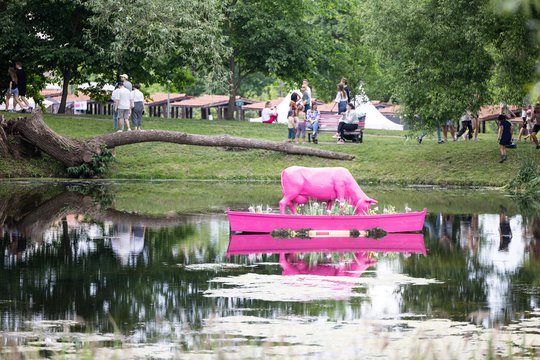  Šaltibarščių festivalyje Vilniuje užfiksuoti du rekordai.<br> T.Bauro nuotr.