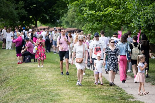  Šaltibarščių festivalyje Vilniuje užfiksuoti du rekordai.<br> T.Bauro nuotr.