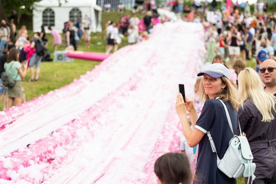  Šaltibarščių festivalyje Vilniuje užfiksuoti du rekordai.<br> T.Bauro nuotr.