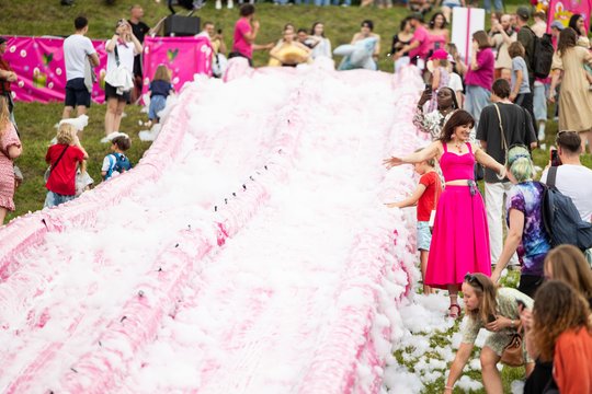  Šaltibarščių festivalyje Vilniuje užfiksuoti du rekordai.<br> T.Bauro nuotr.