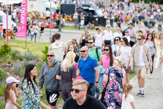  Šaltibarščių festivalyje Vilniuje užfiksuoti du rekordai.<br> T.Bauro nuotr.