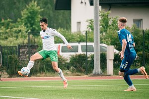 Pirmąjį sezono įvartį pelnęs F. Dangubičius nuskynė pergalę „Kauno Žalgiriui“