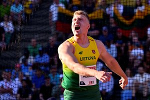 Prieš Europos čempionatą Italijoje – M. Aleknos triumfas „Deimantinės lygos“ varžybose Stokholme