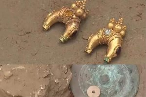 Aptikti įspūdingi tūkstančių metų senumo aukso papuošalai