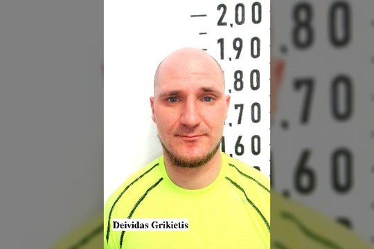  Iš Pravieniškių kalėjimo paspruko atviro tipo bausmės atlikimo vietos nuteistasis Deividas Grikietis.