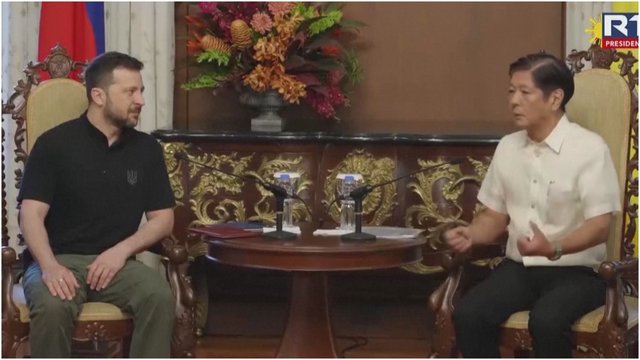 V. Zelenskis lankosi Filipinuose – susitiko su šalies prezidentu