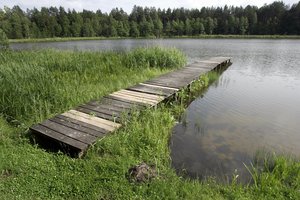 Draudžiama savavališkai įsirengti lieptelį į ežerą: vienas privalomas dalykas, kad negautumėte baudos