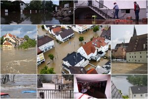 Vokietijoje – nepaprastoji padėtis dėl potvynių: pažeistos užtvankos, rastas dar vienos aukos kūnas