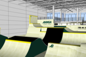 Didžiausias Lietuvoje rampų parkas po stogu įsikurs SBA projekte „Urban HUB“ Vilniuje