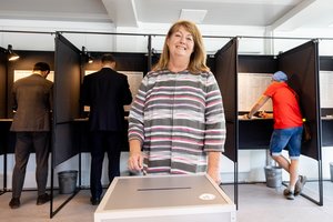 V. Blinkevičiūtė EP rinkimuose balsavo iš anksto: būtume dėkingi, jei gautume daugiau nei vieną ar dvi vietas