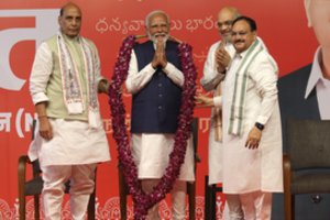 N. Modi vadovaujamas aljansas laimėjo Indijos visuotinius rinkimus