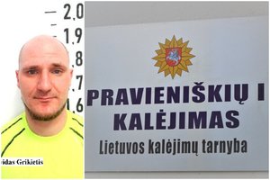 Kalėjimo bėglys laisvėje išbuvo tik dvi dienas