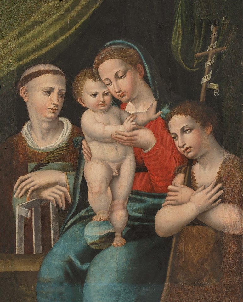 Nežinomas autorius. Švč. Mergelė Marija su Kūdikiu.<br>Rengėjų nuotr.