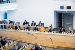 Seimo statute parlamentarai numatė galimybę frakcijoms į savo posėdžius kviesti Vyriausybės narius