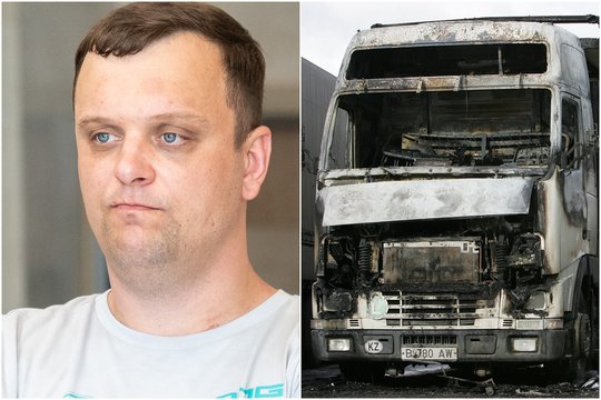 Kauno šešėlinis pasaulis nesutarimus ir toliau sprendžia drastiškais būdais: sunkvežimių supleškinimo istorija primena aštrų trilerį