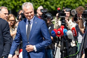 G. Nausėda apie ginčus dėl J. Marcinkevičiaus paminklo Vilniuje: reikia pakilti virš politinių žaidimų