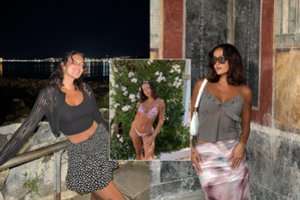 Karolina Meschino vasara mėgaujasi Italijoje: demonstruoja stilingus įvaizdžius