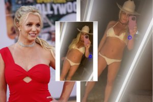 Pozuodama su maudymosi kostiumėliu B. Spears pademonstravo figūros pokyčius