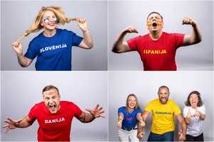 Futbolo čempionato karštinė pasiekė aukščiausią tašką: „Volfas Engelman“ bravore prieš objektyvą stojo didžiausi sirgaliai