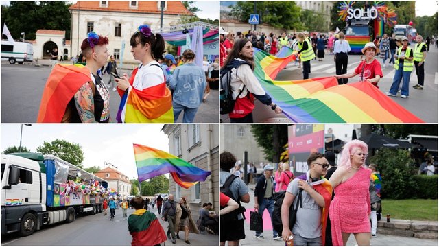 Vilniaus centrinės gatvės nusidažė ryškiausiomis spalvomis: sostinėje prasidėjo LGBTQ+ bendruomenės eitynės 