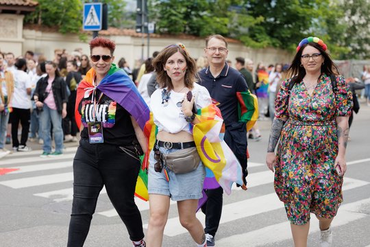 Eitynių „Už lygybę!“ akimirkos.<br>V. Skaraičio nuotr.